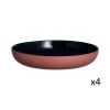 Luminarc 4 Assiettes 21cm Vicky Terracotta -Chef&Sommelier-boutique 4 assiettes 21cm vicky terracotta