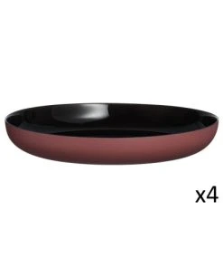 Luminarc 4 Assiettes 25cm Vicky Terracotta