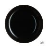 Luminarc 6 Assiettes à Couscous 21cm Noires -Chef&Sommelier-boutique 6 assiettes a couscous 21cm noires