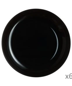 Luminarc 6 Assiettes à Couscous 21cm Noires