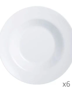Luminarc 6 Assiettes à Pâtes