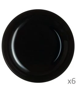 Luminarc 6 Assiettes à Pho 17cm Friend's Time Noire
