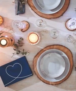 Luminarc 6 Assiettes Creuses Grises Effet Marbré 20cm -Chef&Sommelier-boutique 6 assiettes creuses grises effet marbre 20cm 3