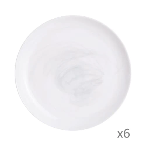 Luminarc 6 Assiettes Plates 25cm 3 Luminarc 6 Assiettes Plates 25cm