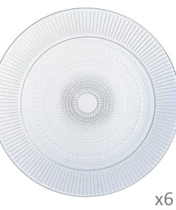 Luminarc 6 Assiettes Plates à Dessert 19cm