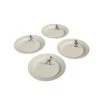 Wadiga Assiette à Dessert En Céramique D21cm - Lot De 4