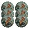 Maisons Du Monde Assiette à Dessert En Faïence Multicolore Motif Tropical Et Lynx - Lot De 6 -Chef&Sommelier-boutique assiette a dessert en faience multicolore motif tropical et lynx 1000 15 20 217853 5
