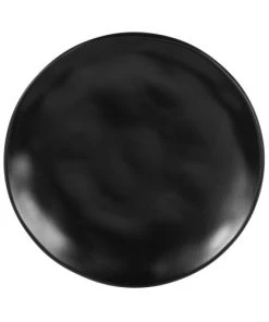 Maisons Du Monde Assiette à Dessert En Faïence Noire