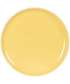 Maisons Du Monde Assiette à Dessert En Grès Jaune