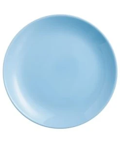 Luminarc Assiette à Dessert En Opale Bleu D19cm