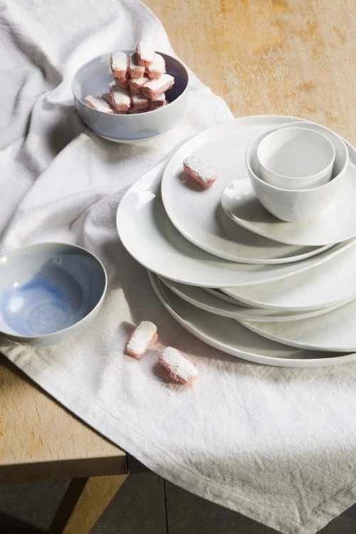 Pomax Assiette à Dessert En Porcelaine Blanc 4 Pomax Assiette à Dessert En Porcelaine Blanc – Image 2