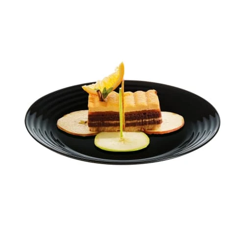 Luminarc Assiette à Dessert Noire D19cm 5 Luminarc Assiette à Dessert Noire D19cm – Image 3