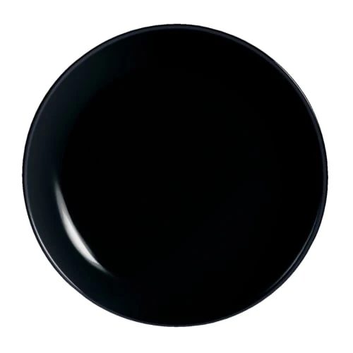 Luminarc Assiette à Dessert Noire D19cm 3 Luminarc Assiette à Dessert Noire D19cm