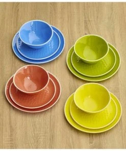 Les Jardins De La Comtesse Assiette à Dessert Verte 23 Cm - Lot De 2 -Chef&Sommelier-boutique assiette a dessert verte 23 cm lot de 2 4