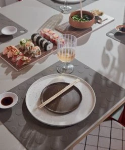 OYOY Living Design Assiette à Dîner Blanc 100% Porcelaine Ø26cm -Chef&Sommelier-boutique assiette a diner blanc 100 porcelaine oe26cm 4