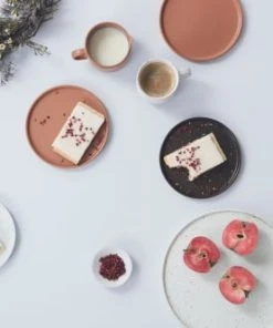 OYOY Living Design Assiette à Dîner Marron 100% Porcelaine Ø26cm -Chef&Sommelier-boutique assiette a diner marron 100 porcelaine oe26cm 3