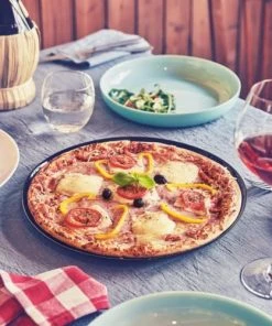 Luminarc Assiette à Pizza Noire D32cm 9 Luminarc Assiette à Pizza Noire D32cm -Chef&Sommelier-boutique assiette a pizza noire d32cm 1