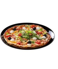 Luminarc Assiette à Pizza Noire D32cm 10 Luminarc Assiette à Pizza Noire D32cm -Chef&Sommelier-boutique assiette a pizza noire d32cm 2