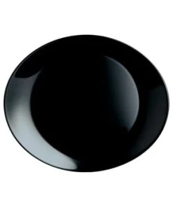 Luminarc Assiette à Steak Blanche 30x26cm -Chef&Sommelier-boutique assiette a steak noire 30x26cm friend s time 1