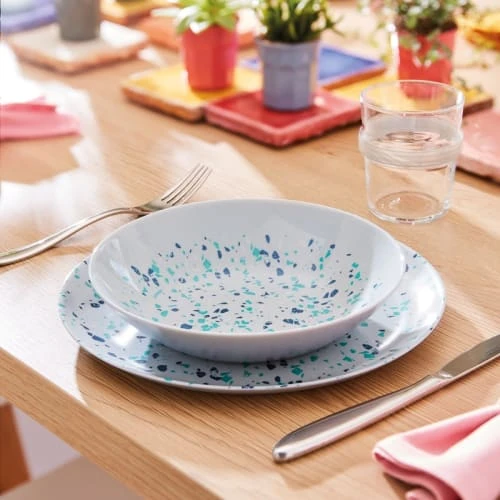 Luminarc Assiette Calotte Granit D20cm 4 Luminarc Assiette Calotte Granit D20cm – Image 2