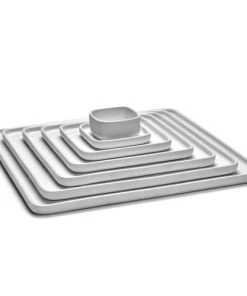 Serax Assiette Carrée En Porcelaine Blanche 16x16cm -Chef&Sommelier-boutique assiette carree en porcelaine blanche 16x16cm 2