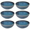 Maisons Du Monde Assiette Creuse En Faïence Bleue - Lot De 6 -Chef&Sommelier-boutique assiette creuse en faience bleue 1000 2 16 174184 10