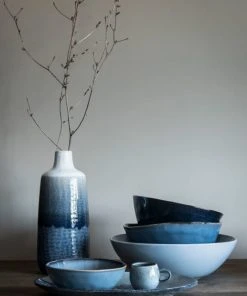 Maisons Du Monde Assiette Creuse En Faïence Bleue - Lot De 6 -Chef&Sommelier-boutique assiette creuse en faience bleue 1000 2 16 174184 8