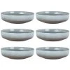 Maisons Du Monde Assiette Creuse En Faïence Grise - Lot De 6