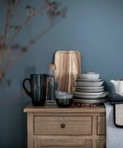 Maisons Du Monde Assiette Creuse En Grès Gris Clair - Lot De 6 -Chef&Sommelier-boutique assiette creuse en gres gris clair 1000 8 33 207493 3