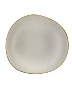 Sibo Homeconcept Assiette Creuse En Grès Réactif Beige 22 Cm - Lot De 6