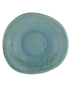 Sibo Homeconcept Assiette Creuse En Grès Réactif Bleu 22 Cm - Lot De 6