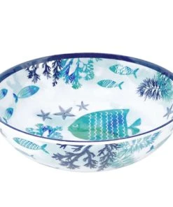 Les Jardins De La Comtesse Assiette Creuse En Mélamine En Imprimé Marin 19 Cm