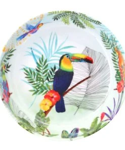 Les Jardins De La Comtesse Assiette Creuse En Mélamine Pure 20 Cm Imprimé De Toucans -Chef&Sommelier-boutique assiette creuse en melamine pure 20 cm imprime de toucans 2