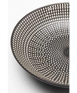 Kare Design Assiette Creuse En Porcelaine Noire Et Blanche D20 - Lot De 4 -Chef&Sommelier-boutique assiette creuse en porcelaine noire et blanche d20 lot de 4 2