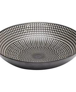 Kare Design Assiette Creuse En Porcelaine Noire Et Blanche D20 - Lot De 4 -Chef&Sommelier-boutique assiette creuse en porcelaine noire et blanche d20 lot de 4 3