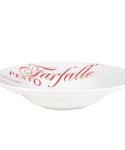 Maisons Du Monde Assiette Creuse En Porcelaine Rouge D 30 Cm PASTA - Lot De 2 -Chef&Sommelier-boutique assiette creuse en porcelaine rouge d 30 cm pasta 1000 7 29 115403 4