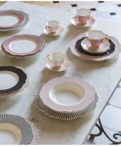 Mathilde M Assiette Creuse Gris Foncé D23cm -Chef&Sommelier-boutique assiette creuse gris fonce d23cm 2