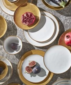 Mica Decorations Assiette De Diner En Céramique Blanc D26,5 -Chef&Sommelier-boutique assiette de diner en ceramique blanc d26 5 2