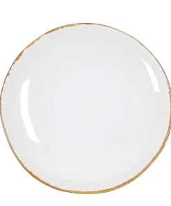 Mica Decorations Assiette De Diner En Céramique Blanc D26,5