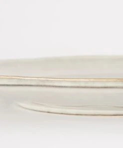 Mica Decorations Assiette De Diner En Céramique Grise D26,5 -Chef&Sommelier-boutique assiette de diner en ceramique grise d26 5 4