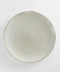 Mica Decorations Assiette De Diner En Céramique Grise D26,5 -Chef&Sommelier-boutique assiette de diner en ceramique grise d26 5 5