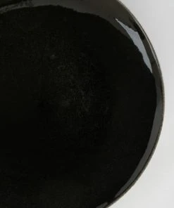 Mica Decorations Assiette De Diner En Céramique Noire D26,5 -Chef&Sommelier-boutique assiette de diner en ceramique noire d26 5 3