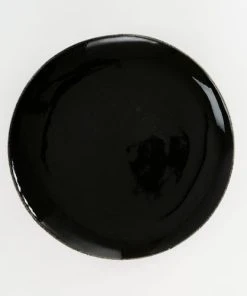 Mica Decorations Assiette De Diner En Céramique Noire D26,5 -Chef&Sommelier-boutique assiette de diner en ceramique noire d26 5 5