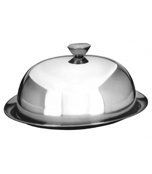 Wadiga Assiette De Présentation Avec Cloche En Inox 3 Wadiga Assiette De Présentation Avec Cloche En Inox