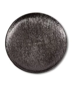 Zago Assiette Décorative En Métal Ø29cm Noire -Chef&Sommelier-boutique assiette decorative en metal oe29cm noire 3