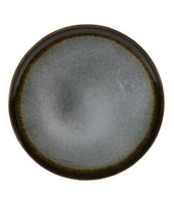 Sibo Homeconcept Assiette Dessert En Grès Artisanal Gris 20 Cm - Lot De 6