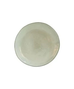 Sibo Homeconcept Assiette Dessert En Grès Artisanal Vert 20.5 Cm - Lot De 6