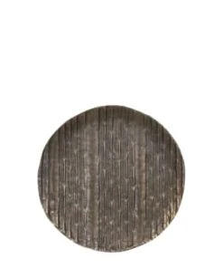 Mica Decorations Assiette En Aluminium Doré Foncé D27 -Chef&Sommelier-boutique assiette en aluminium dore fonce d27 calabria 1