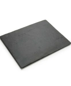 Wadiga Assiette En Ardoise Carrée 25x25cm