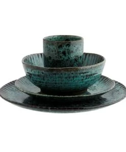 Madam Stoltz Assiette En Céramique Bleu -Chef&Sommelier-boutique assiette en ceramique bleu 3